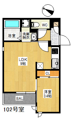 【間取り】 | GRANDTIC　M-1st | 別号室の写真になります。現況優先。