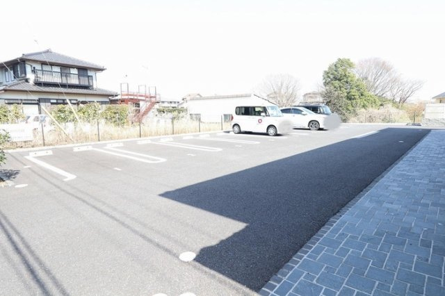 風の通り道の駐車場