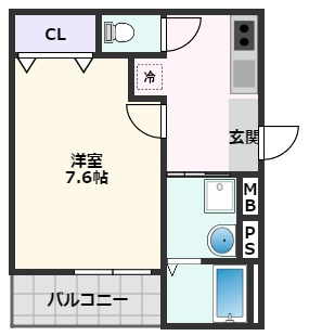 【間取り】 | フジパレス千里丘Ⅱ番館