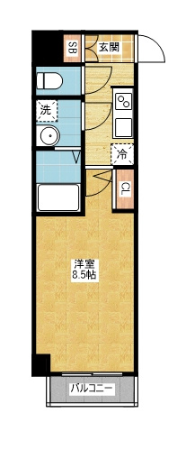 S-RESIDENCE東別院|名古屋市の賃貸ならMy賃貸の間取り|S-RESIDENCE東別院
