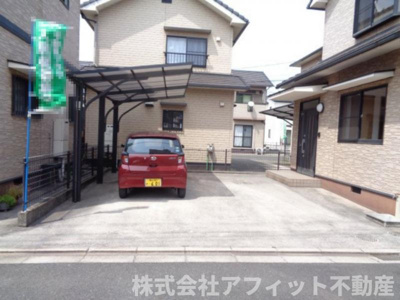 【駐車場】 | 桑田住宅Ⅱ | カーポート1台付き