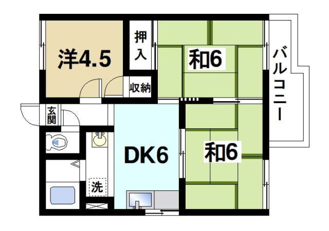 ボヌール菅原町の間取り|人気間取りです