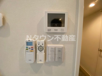 【セキュリティ】 | ハーモニーテラス上石川町V | モニター付きインターフォンです。