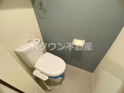 【トイレ】 | ハーモニーテラス上石川町V | ゆったりとした空間のトイレです