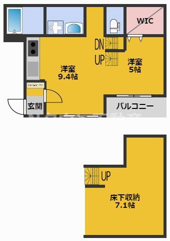 【間取り】 | ル・シエル東水切町 | 間取りです。