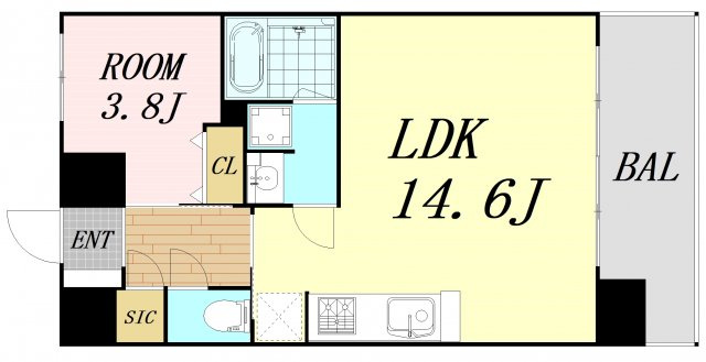 スプランディッド十三本町 仲介手数料無料の間取り