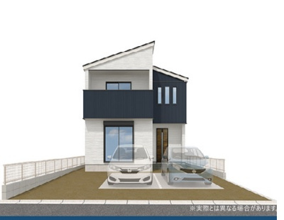 【外観パース】 | 高崎市菅谷町新築住宅　19期①