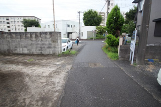 【前面道路含む現地写真】 | 川越市古谷上　建築条件なし売地　JR川越線『南古谷駅』徒歩32分　【古谷小学区】
