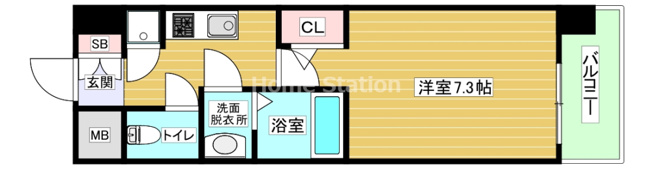 【間取り】 | レジュールアッシュ福島キューズ