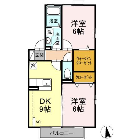 ダイヤハット長の間取り|前回募集時の写真です。現況優先