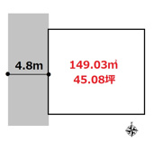 北群馬郡吉岡町漆原売地の画像