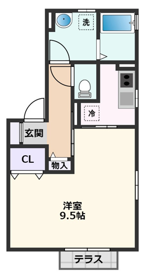 【間取り】 | アウラ千里丘