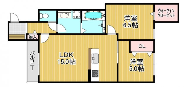 エフィー大阪狭山の間取り