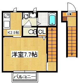 ロッソ西船の間取り