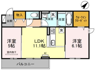【間取り】 | ベル　エトワールＪ