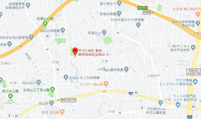 【地図】 | 烏山北住宅19号棟