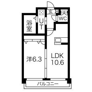 【間取り】 | ル・プランタン博多