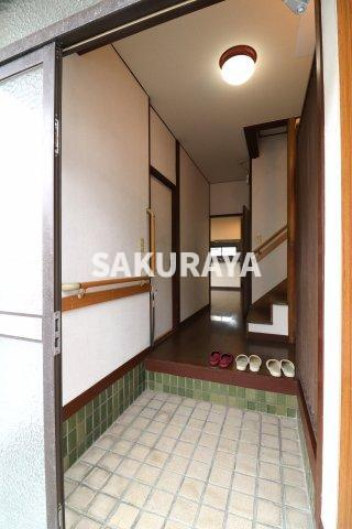 川島方貸家の玄関|2022年撮影。現況と異なる場合がございます。