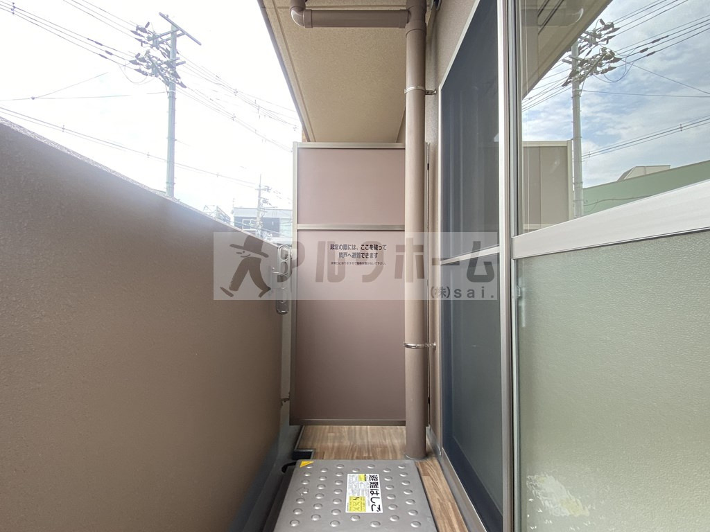 美園イーグルのバルコニー