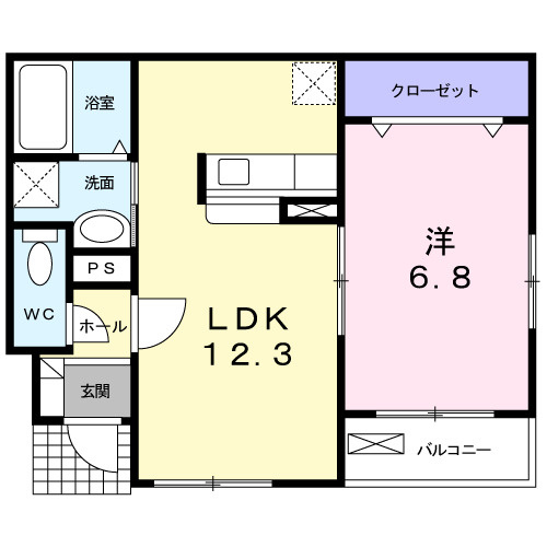 ブランテMの間取り