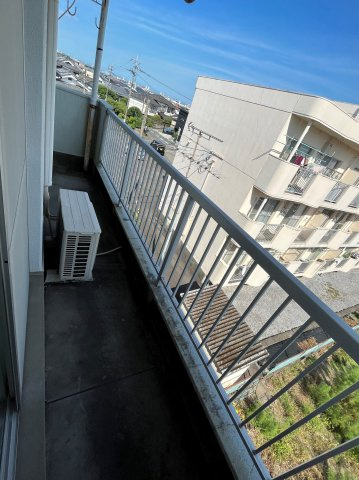 恒南コーポのバルコニー