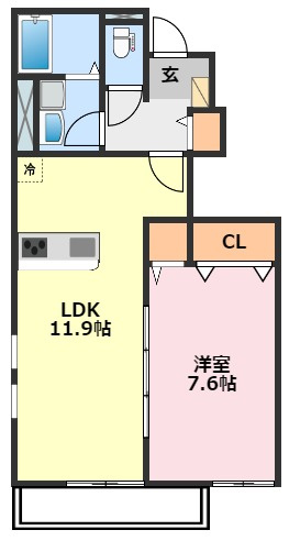 クレール流山おおたかの森の間取り