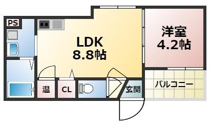 グランヒル深江橋の間取り