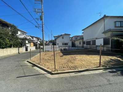 【外観】 | 八木北小・北西角地・建築条件なし・更地渡し・岸和田市箕土路町2丁目 | 物件の外観です