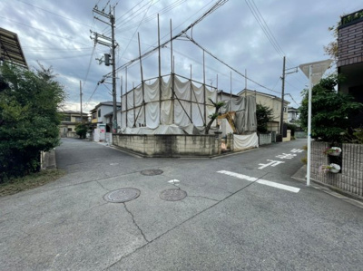 【外観】 | 八木北小・北西角地・建築条件なし・更地渡し・岸和田市箕土路町2丁目 | 外観です