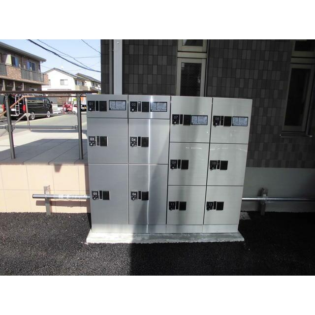 熊本市南区御幸笛田７丁目のアパートのエントランス