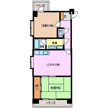 【間取り】 | レスカール鵜の森