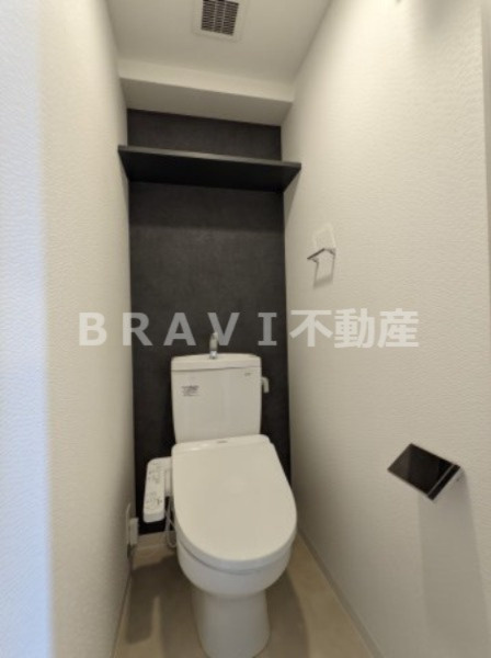 S-RESIDENCE堺筋本町Uno（エスレジデンスサカイスジホンマチウーノ）　BRAVI不動産のトイレ|【S-RESIDENCE堺筋本町Uno】シンプルで使いやすいトイレです