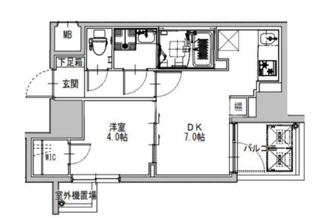S-RESIDENCE堺筋本町Uno（エスレジデンスサカイスジホンマチウーノ）　BRAVI不動産の間取り|【S-RESIDENCE堺筋本町Uno】