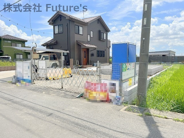 松伏町田島　新築戸建　全1棟の外観|東武伊勢崎線「北越谷」駅・バス停歩2分！陽当たり良好の新築戸建・全1棟！