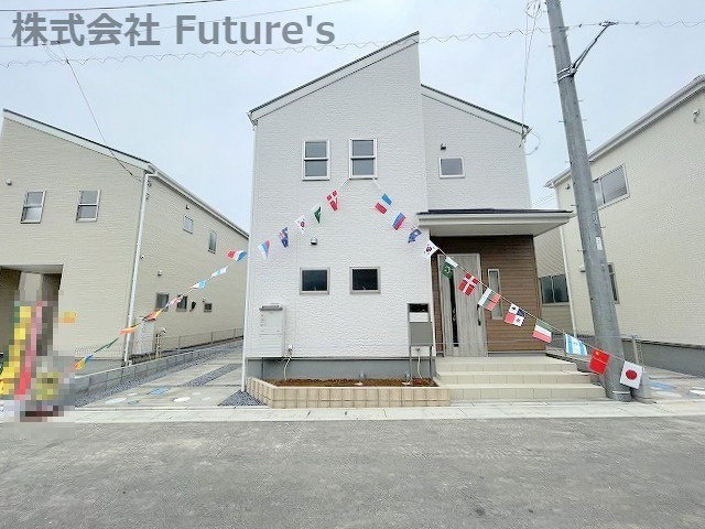 松伏町田島　新築戸建　全1棟の外観|同会社施工例になります。