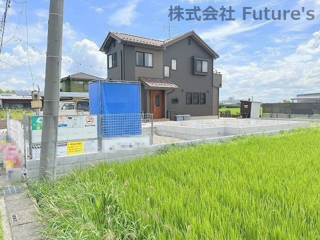 松伏町田島　新築戸建　全1棟の外観|現地写真になります。