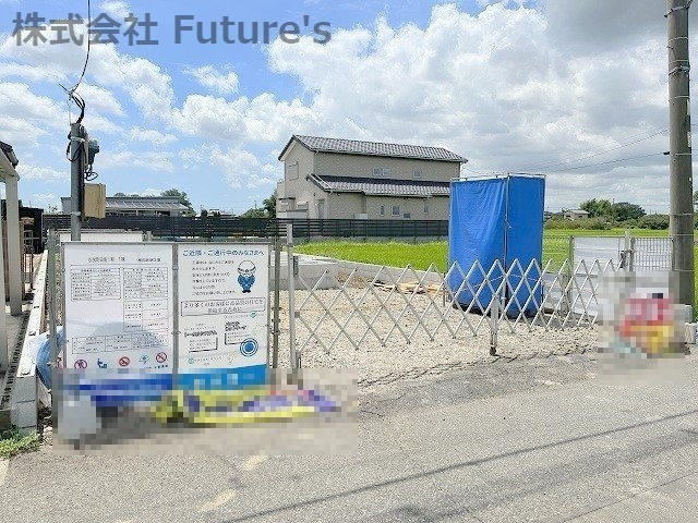 松伏町田島　新築戸建　全1棟の外観|現地写真になります。