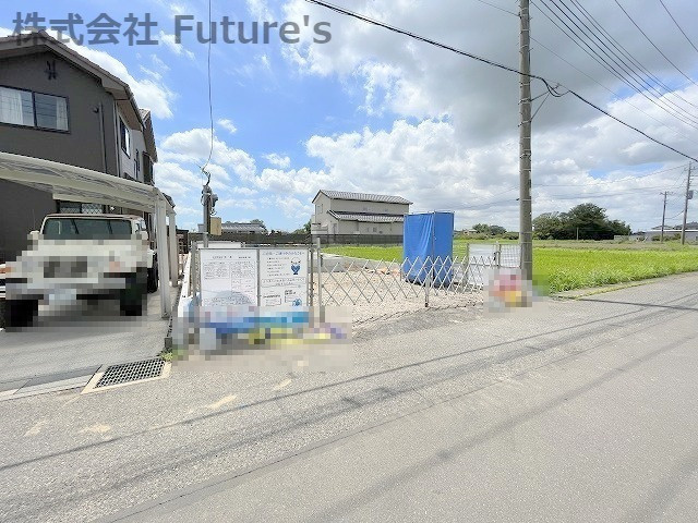 松伏町田島　新築戸建　全1棟の外観|現地写真になります。