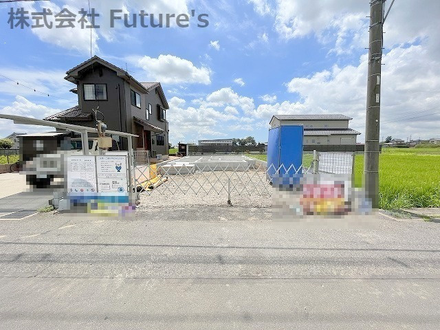 松伏町田島　新築戸建　全1棟の外観|現地写真になります。