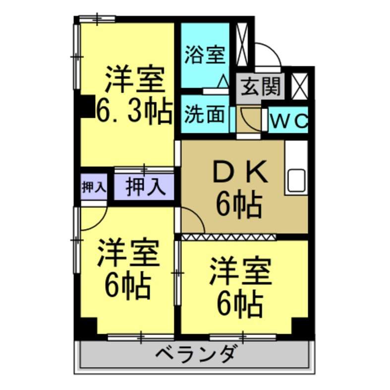 KIOSKビルの間取り
