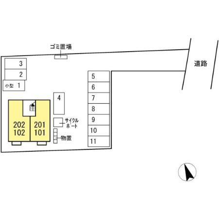 ポートYの区画図
