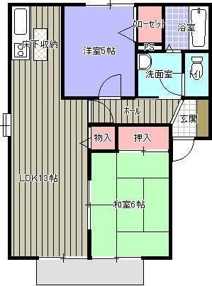 サンエクセル小森野Ｄの間取り