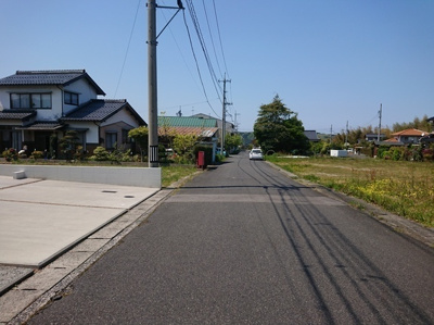 【前面道路含む現地写真】 | 淀江町西尾原売土地
