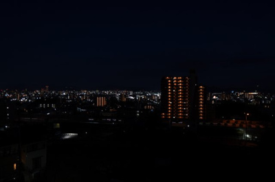 【展望】 | ダイアパレスガーデンヒルズ古江（リノベ済） | 現地（2022年7月29日20:00頃）撮影