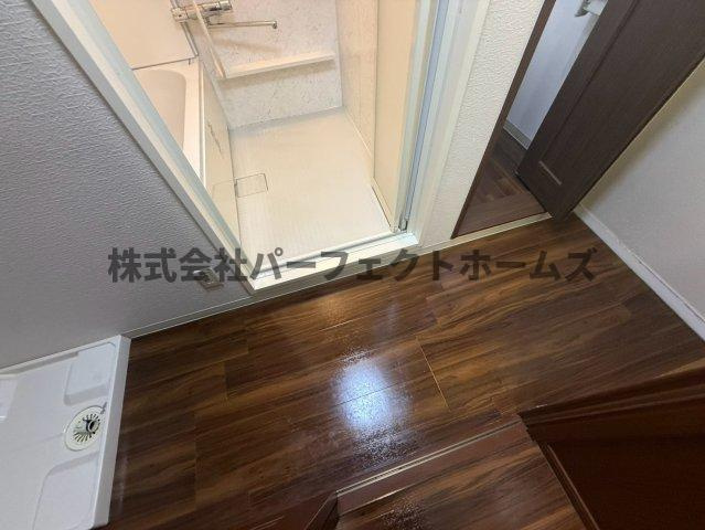 牧野駅前ハイツの洗面所|忙しい朝には欠かせない洗面所です