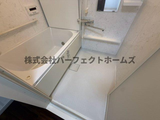 牧野駅前ハイツの浴室|ゆったり過ごせるお風呂です