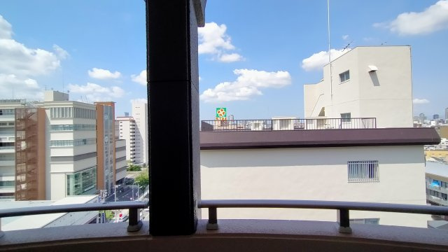 アンビエント今里駅前の展望|西側バルコニーからの展望です。