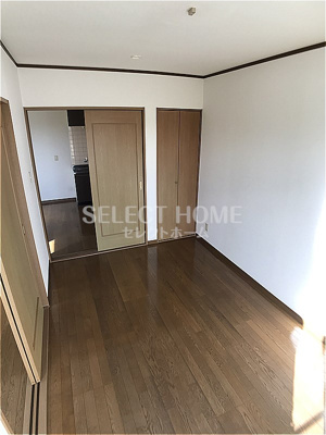 【寝室】 | クレセール・カマタＡ | 開放的な寝室です