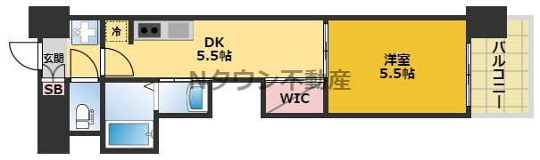 【間取り】 | エステムコート名古屋平安通クチュール | 間取りです