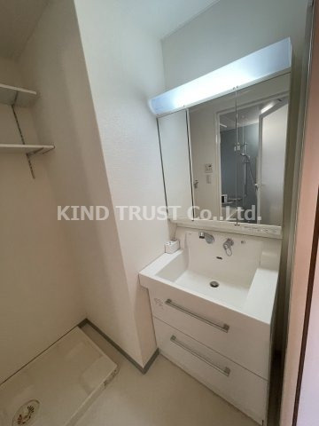 ゼウス梅田アクアの洗面所|コンパクトで使いやすい洗面所